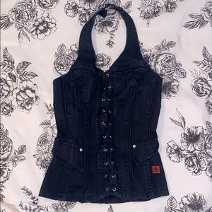 COPY - Black jean Corset